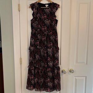 J. Crew tiered floral dress